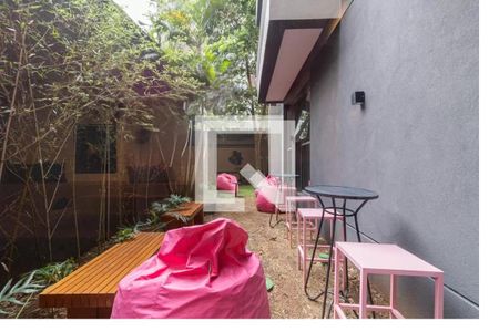 Área comum de kitnet/studio para alugar com 1 quarto, 30m² em Indianópolis, São Paulo