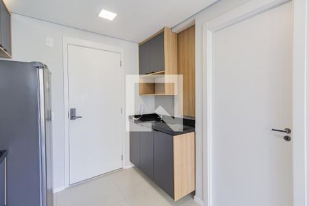 Sala/Cozinha de apartamento para alugar com 1 quarto, 25m² em Campo Belo, São Paulo