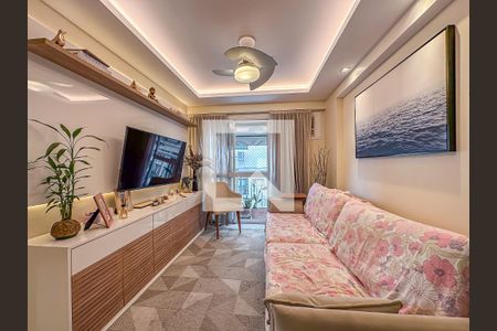 Sala de apartamento à venda com 2 quartos, 80m² em Botafogo, Rio de Janeiro