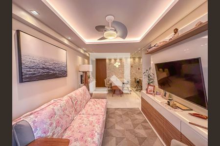 Sala de apartamento à venda com 2 quartos, 80m² em Botafogo, Rio de Janeiro