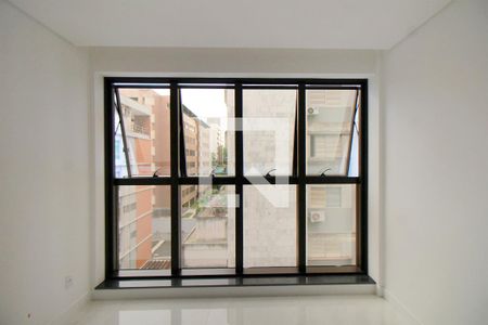 Detalhe da Sala - Janelas de apartamento à venda com 3 quartos, 107m² em Funcionários, Belo Horizonte