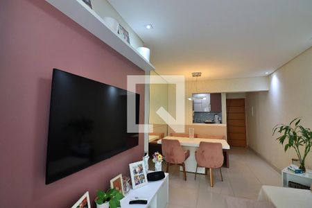 Sala  de apartamento à venda com 2 quartos, 57m² em Vila Jahu, São Bernardo do Campo