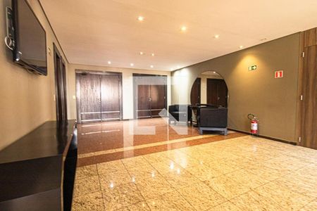 Hall de entrada de kitnet/studio para alugar com 1 quarto, 27m² em Centro, Pinhais