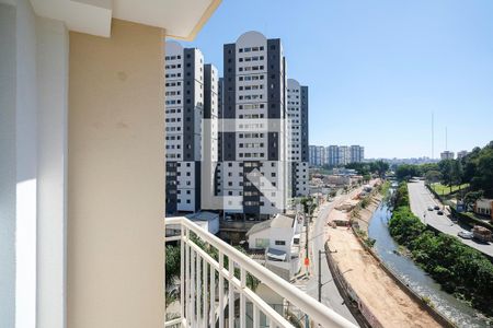 Varanda da Sala de apartamento à venda com 2 quartos, 59m² em Vila Normandia, São Bernardo do Campo