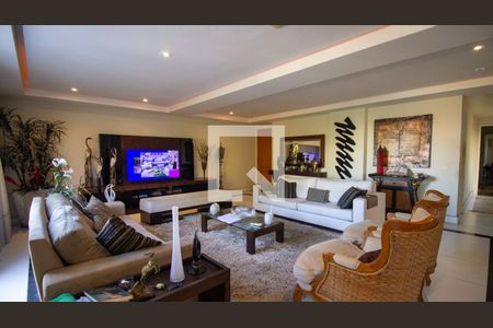 Sala de apartamento à venda com 4 quartos, 340m² em Recreio dos Bandeirantes, Rio de Janeiro