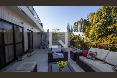 Varanda da Sala de apartamento à venda com 4 quartos, 340m² em Recreio dos Bandeirantes, Rio de Janeiro