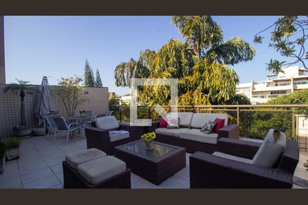 Varanda da Sala de apartamento à venda com 4 quartos, 340m² em Recreio dos Bandeirantes, Rio de Janeiro