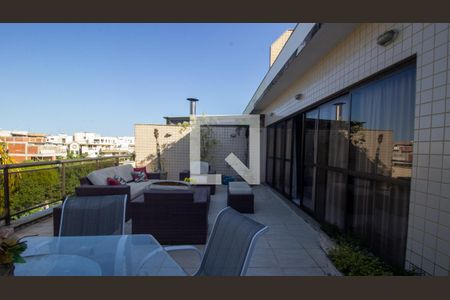 Varanda da Sala de apartamento à venda com 4 quartos, 340m² em Recreio dos Bandeirantes, Rio de Janeiro