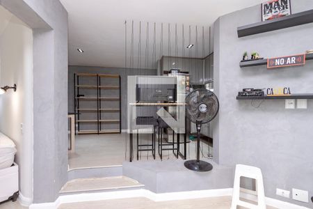 Sala de apartamento para alugar com 1 quarto, 70m² em Cidade Monções, São Paulo