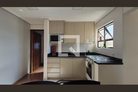 Cozinha de apartamento à venda com 2 quartos, 69m² em Vila Helena, Santo André
