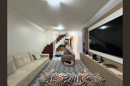 Sala de casa à venda com 3 quartos, 183m² em Parque Gerassi, Santo André