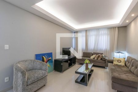 Sala de apartamento à venda com 3 quartos, 125m² em Santo Antônio, Belo Horizonte