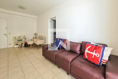 Sala de apartamento para alugar com 2 quartos, 99m² em Vila Alzira, Guarujá