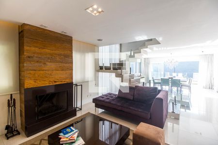 Sala de casa de condomínio à venda com 4 quartos, 385m² em Colinas da Anhanguera, Santana de Parnaíba