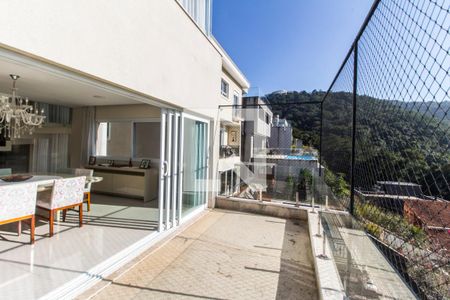 Varanda da Sala de Jantar de casa de condomínio à venda com 4 quartos, 385m² em Colinas da Anhanguera, Santana de Parnaíba