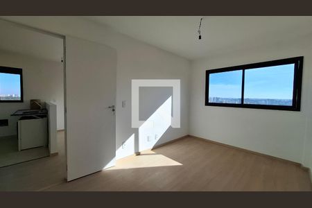 Quarto 1 suíte de apartamento à venda com 1 quarto, 36m² em Jardim Jamaica, Santo André