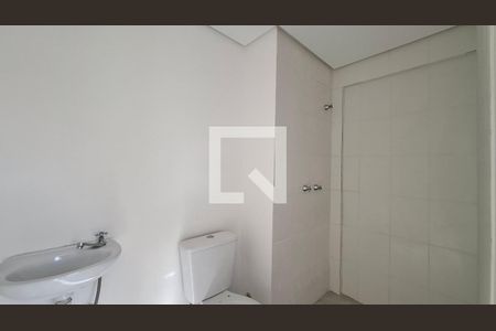 Banheiro de apartamento à venda com 1 quarto, 36m² em Jardim Jamaica, Santo André