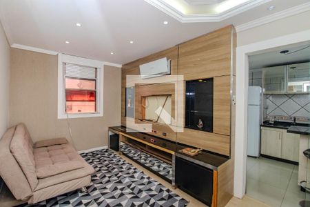Sala de apartamento para alugar com 1 quarto, 47m² em Humaitá, Porto Alegre