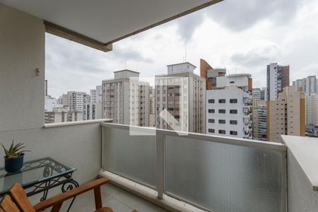 Varanda de apartamento à venda com 4 quartos, 156m² em Indianópolis, São Paulo