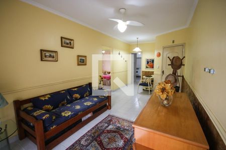 Sala de apartamento para alugar com 2 quartos, 82m² em Aviação, Praia Grande