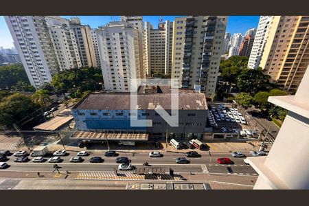 Varanda vista de apartamento à venda com 2 quartos, 52m² em Cidade Monções, São Paulo
