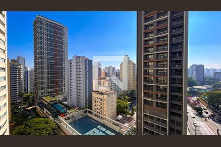 Varanda vista de apartamento à venda com 2 quartos, 52m² em Cidade Monções, São Paulo