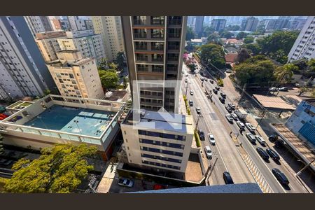 Varanda vista de apartamento à venda com 2 quartos, 52m² em Cidade Monções, São Paulo