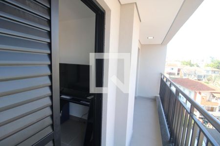 Varanda da Sala/Cozinha de apartamento para alugar com 1 quarto, 30m² em Jardim São Paulo, São Paulo