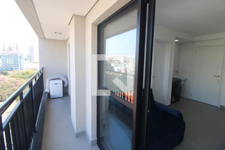 Varanda da Sala/Cozinha de apartamento para alugar com 1 quarto, 30m² em Jardim São Paulo, São Paulo