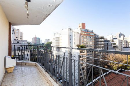 Varanda da Sala de apartamento à venda com 2 quartos, 64m² em Consolação, São Paulo