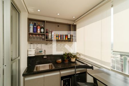 Varanda Gourmet de apartamento à venda com 3 quartos, 58m² em Guapira, São Paulo