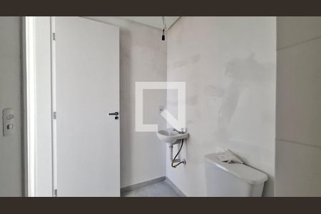 Banheiro Social de apartamento à venda com 1 quarto, 36m² em Jardim Jamaica, Santo André