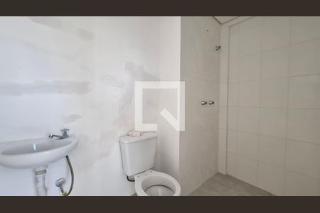 Banheiro Quarto 1 suíte de apartamento à venda com 1 quarto, 36m² em Jardim Jamaica, Santo André