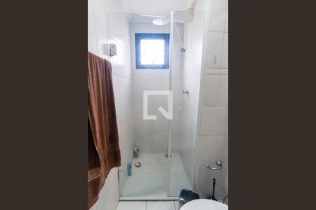 Banheiro da Suíte de apartamento à venda com 1 quarto, 39m² em Vila Monte Alegre, São Paulo