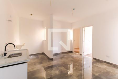 Sala/Cozinha de apartamento à venda com 2 quartos, 42m² em Vila Regente Feijó, São Paulo