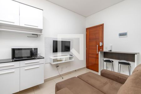 Sala/Cozinha de apartamento para alugar com 1 quarto, 40m² em Santo Amaro, São Paulo
