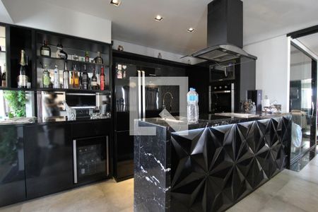 Sala/Cozinha de apartamento à venda com 1 quarto, 100m² em Vila Nova Conceição, São Paulo