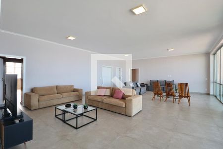 Sala de apartamento para alugar com 6 quartos, 552m² em Centro, Guarujá