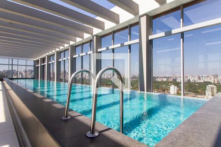Área comum - Piscina de apartamento para alugar com 1 quarto, 30m² em Pinheiros, São Paulo