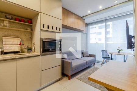 Sala de apartamento à venda com 1 quarto, 30m² em Pinheiros, São Paulo