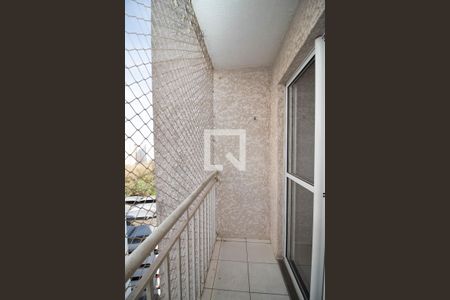 Varanda da Sala de apartamento para alugar com 2 quartos, 48m² em Jardim Bela Vista, Guarulhos