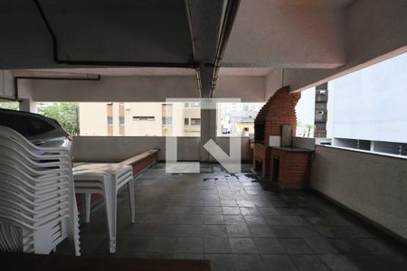 Área comum - Churrasqueira de apartamento para alugar com 3 quartos, 110m² em Centro, Guarujá