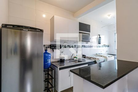 Cozinha de apartamento para alugar com 1 quarto, 30m² em Jardim Bonfiglioli, São Paulo