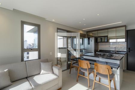 Sala de apartamento para alugar com 2 quartos, 61m² em Moema, São Paulo