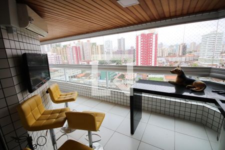 Varanda de apartamento para alugar com 3 quartos, 110m² em Canto do Forte, Praia Grande