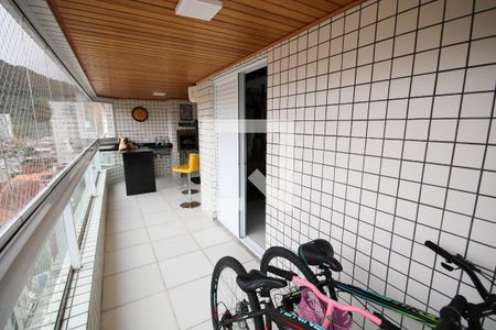 Varanda de apartamento para alugar com 3 quartos, 110m² em Canto do Forte, Praia Grande