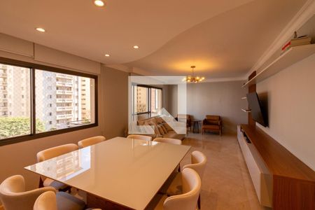 Sala de Jantar de apartamento para alugar com 4 quartos, 143m² em Moema, São Paulo