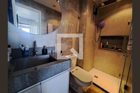 Banheiro da Suíte de apartamento à venda com 1 quarto, 36m² em Presidente Altino, Osasco