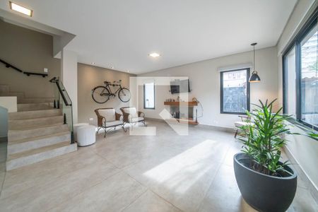 Sala de casa de condomínio para alugar com 3 quartos, 250m² em Brooklin, São Paulo