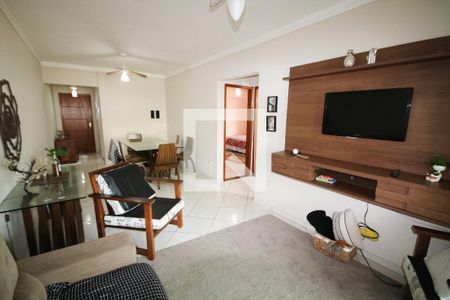 Sala de apartamento para alugar com 2 quartos, 94m² em Guilhermina, Praia Grande